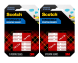 Scotch Mounting Squares Removable 1&quot; 16/Pkg  2 Pack - $10.44