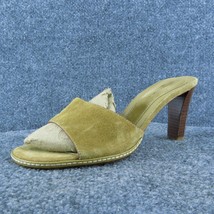 Banana Republic  Women Slide Sandal Shoes Brown Suede Size 9 Medium - $24.75