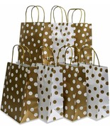 Assorted Bright Color Kraft Paper Gift Bags, Medium, Set of 16 Bags - $32.99