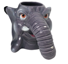 Rainforest Cafe Elephant Head Mug Coffee Cup Tuki Makeeta 1997 Vintage Collectib - £16.78 GBP