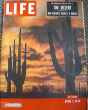 Life Magazine, April 5, 1954. Includes: The World We Live In: Part IX, The Deser - £35.97 GBP