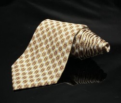 Ermenegildo Zegna Men&#39;s 100% Silk Necktie Italy Luxury Floral - £28.73 GBP