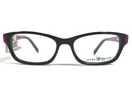 Lucky Brand FAVORITE BLACK Kids Eyeglasses Frames Purple Rectangular 46-15-125 - £22.39 GBP