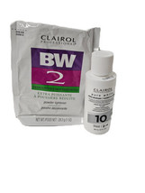 Set of Clairol professional powder lightener BW2 and pure white creme developer. - £7.89 GBP