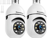 Two-Pack 5G And 2.4Ghz Wifi Alexa Light Bulb Security Camera (2K/3Mp), W... - $64.92