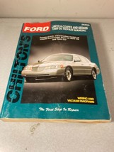 Chilton's Ford 1988-00 Repair Manual Lincoln Coupes and Sedans - $11.99