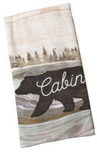 Bear Cabin Kitchen Dish Tea Towel 16x 26&quot; Absorbent 100% Cotton Lodge Rustic - £15.57 GBP