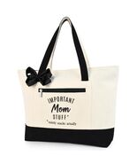 KUIRAN Canvas Tote Bag for Mom Hospital Shopping Beach Gifts from Family - $158.75 MXN