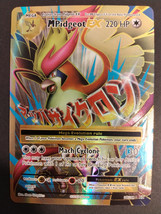 Pokemon TCG M Pidgeot EX 105/108 XY Evolutions Full Art Ultra Rare NM - £9.63 GBP