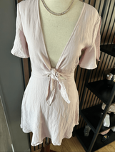 Lulus sexy pink dress with tie upfront size XS - $18.81