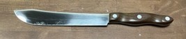 Vintage Brown Cutco 1022 Butcher Knife USA No.22 Brown Marbled Handle - $35.00