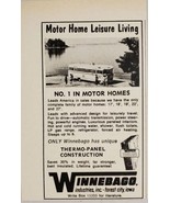 1968 Print Ad Winnebago Motor Homes Made in Forest City,Iowa - £6.37 GBP