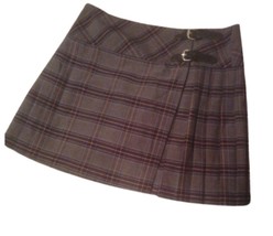 Vintage Y2K pleated checkered mini skirt Clothing for her - $24.74