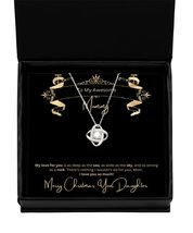 Mom Mommy Mother Mum Stepmom Christmas Xmas Gifts-Alluring Luxe Silver Knot Neck - £39.52 GBP