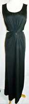 Ark &amp; Co Maxi Dress Stretch Sleeveless Long Black Gown size Medium Bodycon - $32.69