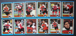 1989-90 Topps Philadelphia Flyers Team Set of 12 Hockey Cards - £4.68 GBP