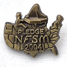 National Fraternity Of Student Musicians NFSM Pin Piano Brass 2004 - $12.95