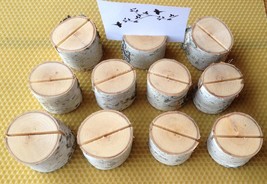 Set of 50 Birch wood Place card holders - $38.50