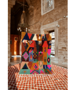 Berber Atlas Rug handknotted wool material in so amazing color and boho ... - £192.31 GBP