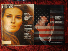 Look Magazine March 24 1970 Raquel Welch Mae West Ross Perot - £5.43 GBP