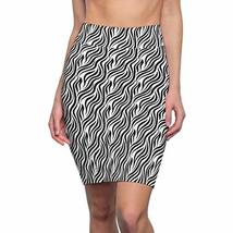 Nordix Limited Zebra Animal Print Women&#39;s Pencil Skirt Black - £26.50 GBP+