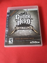 Guitar Hero Metallica (Sony PlayStation 3 PS3, 2009) CIB Complete w/ Manual Mint - £25.13 GBP