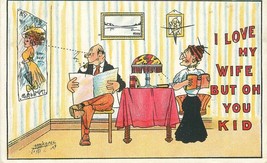 Postcard 1909 Carmichael Ob you kid sexy woman comic humor artist  23-5531 - $6.55