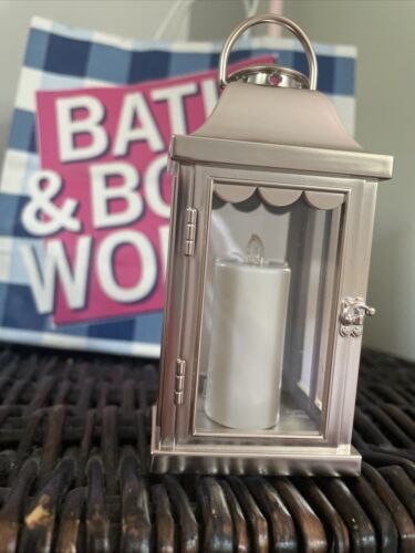 Bath & Body Works Rose Gold Candle Lantern Wallflowers Plug In Light Nightlight - $19.70
