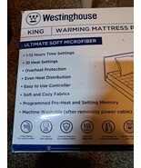 Westinghouse King Warming Mattress Pad - $121.84 CAD