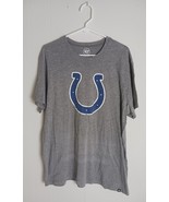 47 Brand Indianapolis Colts Shirt Mens XLarge Gray White Cotton Tee NFL ... - $252.48 MXN