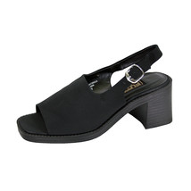  FUZZY Darby Wide Width Elegant Comfort Heeled Slingback Sandals  - £23.88 GBP