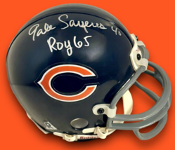 Gale Sayers Autographed Signed Roy 65 Chicago Bears Mini Helmet w/AP/COA - £109.05 GBP