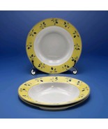 Royal Doulton Blueberry Set Of 3 Soup Bowls 8.5 Dishwasher &amp; Microwave S... - $444.79 MXN