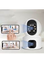 360° Dual Lens Camera 5G/2.4G Wi-Fi IR Night Wireless Security Camera 2w... - £38.15 GBP