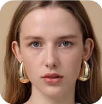 Chunky Tear Drop Earrings for Women Jumbo Gold Solid 19g Post Designer Dupe NEW - £14.78 GBP