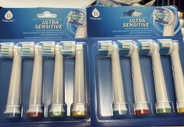 3 pack of 4 ea Pursonic Ultra Sensitive  Electric Toothbrush Replacement Head - £20.49 GBP