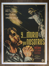 ¡... Y murío por nosotros! (1950) LB Mexican Poster Jesus Christ Relgiou... - £235.81 GBP