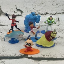 Disney Pixar Figures Lot Cake Toppers Incredibles Monsters Inc Toy Story... - $11.88