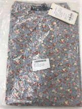SSLR Men&#39;s Floral Cotton Casual Long Sleeve Hawaiian Shirt X-Large Grey - $15.63