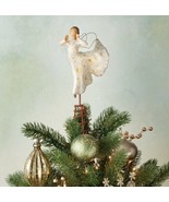 ANGEL SONG OF JOY TREE TOPPER SCULPTURE HAND PAINTED WILLOW TREE SUSAN L... - $117.60