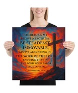 1 Corinthians 1:18 Poster 18x18 Christian Wall Art – Power of God Scripture - €17,66 EUR
