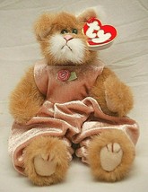 Ty Attic Treasures Pouncer Cat Kitten Beanbag Plush Jointed Swing Tush Tags a - £10.11 GBP