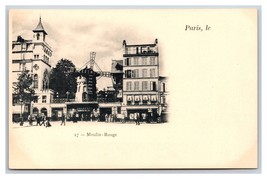 Moulin Rouge Street View Paris France UNP UDB Postcard C19 - £6.95 GBP