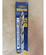Rare Vintage 1/2” Hanson Irwin Drill Bit High Speed Steel 3/8” Chuck 73832 - €11,30 EUR