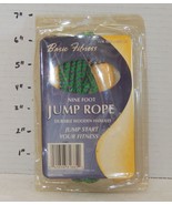 Jump Rope with Tan wooden handles Exercise Fitness - $20.20 CAD