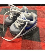 Nike Airmax Size 4C 412229-041 White/gray/blue Toddler/Infant Sneakers - $34.99
