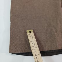 ATTENTION Women's Brown Cotton Rear Zip & Slit Pockets Pencil Skirt Size 10 image 3