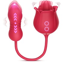 Rose Sex Toys Dildo Vibrator - 3In1 Adult Toys Sex Stimulator For Women With 9 T - £42.31 GBP