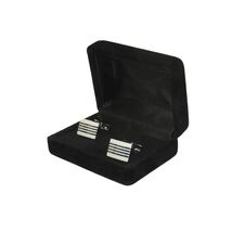 Men J.Valintin Cufflinks by Vitorofolo for French Cuff Shirt V29-35 White Silver image 2