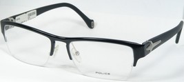 Police V8740 Astoria 0531 Black Eyeglasses Glasses Metal Frame 55-17-140mm Italy - £81.33 GBP